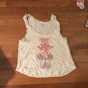 Palm tree summer tank top
